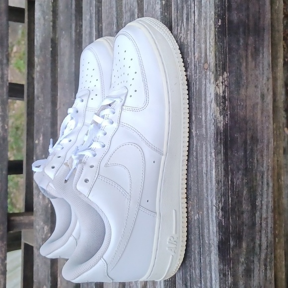 Nike Other - Nike Air Force 1's White Shoes Size 8.5